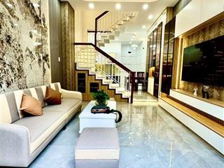 Nhà mới đẹp full nội thất 4 tầng 41 m2  ngay công viên làng hoap8 gò vấp nhỉnh 6 tỷ