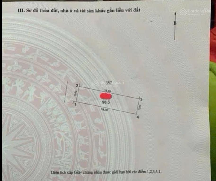 Bán đất tại cổ dương, tiên dương, đông anh ( xã phúc thịnh mới ) giá đầu tư tốt chỉ, 5,89 tỷ 99m2