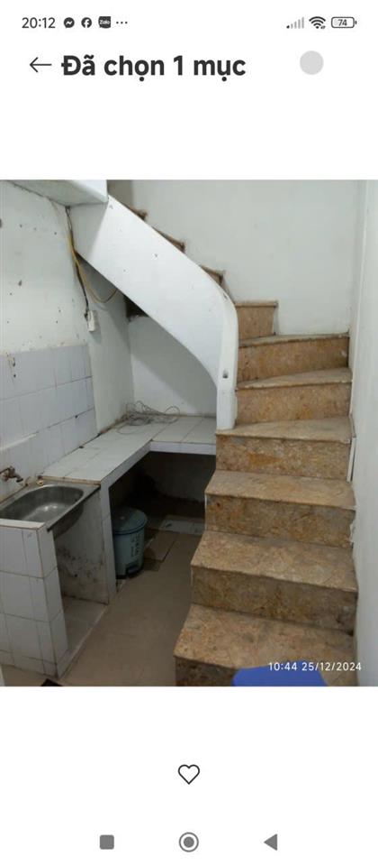 Cho thuê nhà riêng 2 tầng – Giải Phóng, 24m² x 2 tầng, giá 4,5 triệu