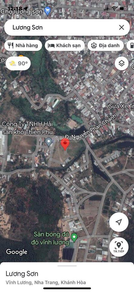 Bán đất xã vĩnh lương nha trang, dt 401,4m2(đất ở), giá 16 triệu/m2, đường ô tô rộng 6m