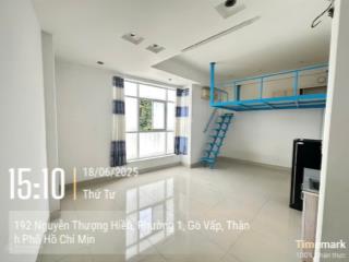 Cho thuê phòng cửa sổ lớn, 1pn, 5 triệu, 35m2 tại 192 nguyễn thượng hiền, gò vấp, full nội thất