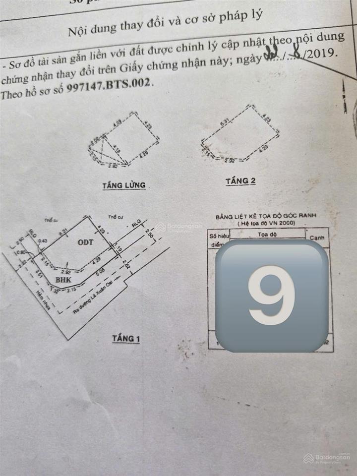 Bán gấp căn góc 3 tầng, hoàn công đủ, 5.4x8, ngay chợ lò lu, sẵn 4pn dễ cho thuê, giáp khu cnc q9