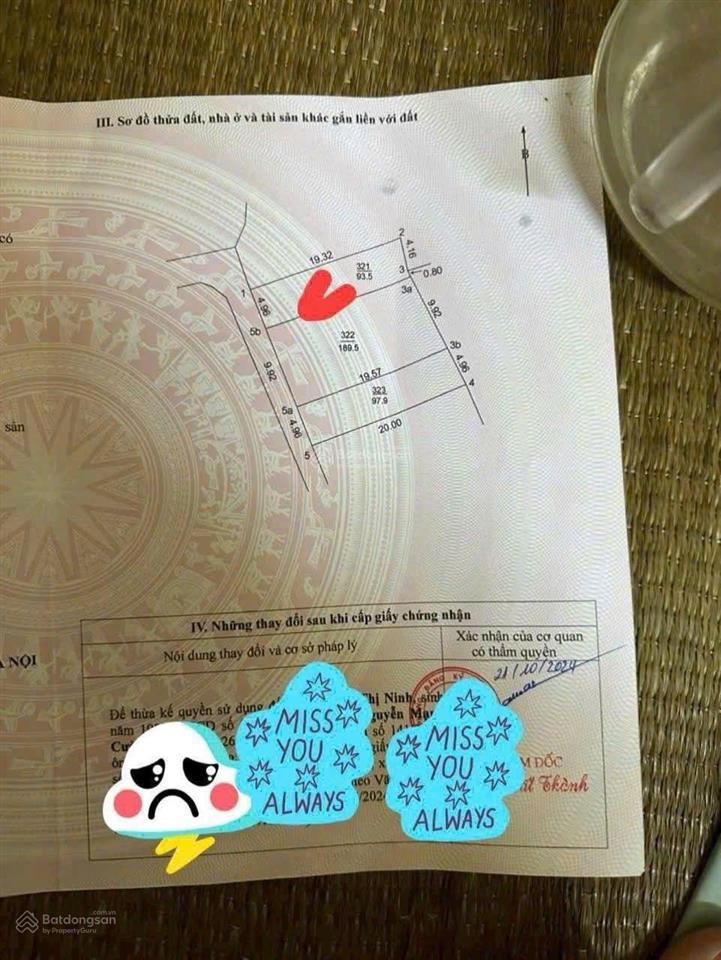 Bán lô đất 93,5 m2 ở trạch mỹ lộc, cách trục chính 30.đường vào đất rộng thênh thang.