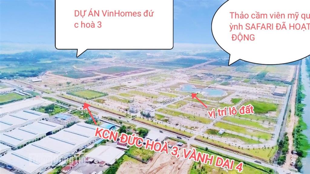 Chủ cần vốn làm ăn bán lại lô góc daresco đức hòa long an kế vinhome tân mỹ