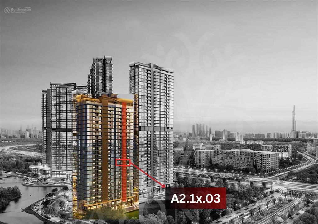 Bán căn hộ 1pn, 1wc tháp a2 view nhìn về thảo điền tại eaton park, an phú, q2, hcm