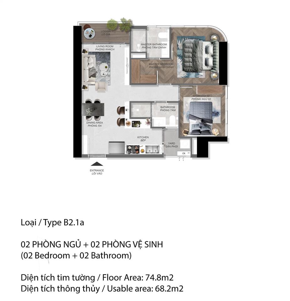 2pn góc tháp a3 view trực tiếp khu thể thao rạch chiếc mua từ gđ2