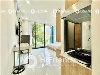 Căn hộ dịch vụ đối diện aeon bình tân  view kính ban công sân vườn  full nội thất az  tên lửa