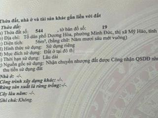Đất thổ cư gần đường 5 chính chủ