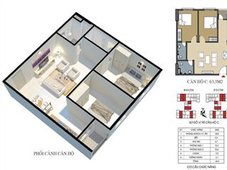 Bán cc ecohome 3, đường tân xuân, 3,56 tỷ, 60m2, 2pn, 2wc