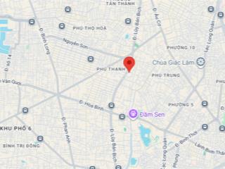 Siêu phẩm duy nhất góc 2 mặt tiền lũy bán bích(6,2x20m) cn 125m2, 5 tầng hdt 90tr/th  29 tỷ tl