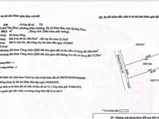 Bán đất tại phường điện dương, điện bàn, quảng nam, 3,7 tỷ, 400m2 view đẹp chỉ với