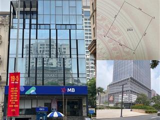 Bán tòa văn phòng 9 tầng lô góc dương khuê 266m, mt 24m, thu 250tr/tháng giá 93 tỷ 0862 288 ***