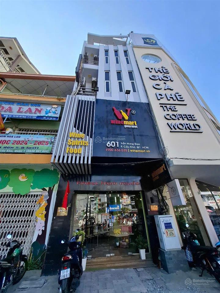 Bán nhà trần hưng đạo, 4.5x20m, 5 tầng, 46.5 tỷ. hàng hiếm giá tốt