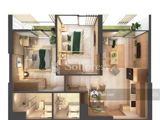 Chính chủ bán 2 ngủ 2 wc  solforest  view đảo