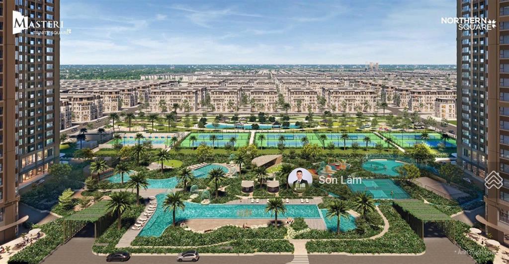 Mở bán căn 2 phòng ngủ góc đẹp nhất tòa n3 chung cư trinity square tầng 09 trục 05