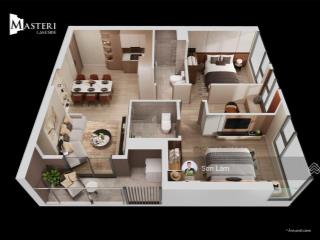 Mở bán 2 ngủ góc  trục 201511 masteri lakeside  view hồ ngọc trai  hướng tây nam tòa u38a