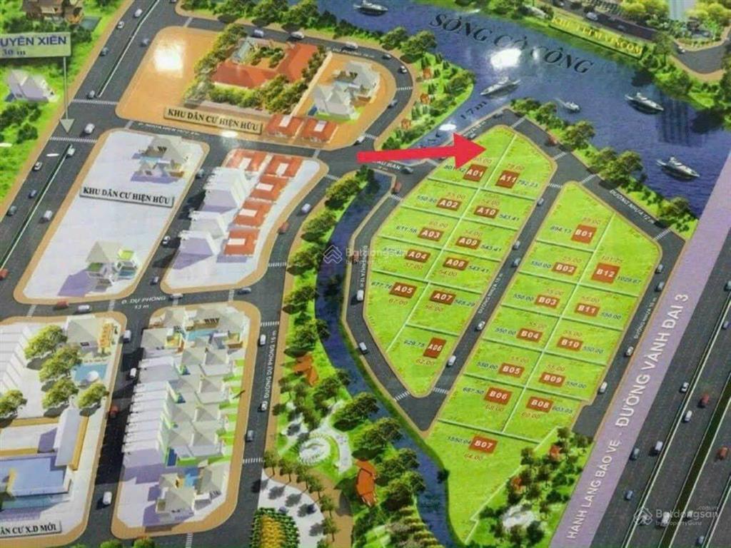 Bán đất xây biệt thự đối diện vinhomes quận 9. dtcn 800m2, ngay view sông nước, giá chỉ 32 tỷ tl!