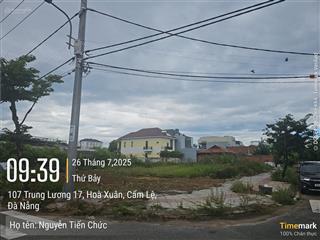 Bán đất biệt thự 2 mt hòa xuân vị trí đẹp, dân trí cao, gần euro villa 2, giá tốt