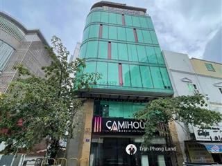 Chính chủ cho thuê nhà góc 2 mặt tiền 27 rạch bùng binh, p9, q3, 9x12m, hầm 6 lầu, 0908 140 ***