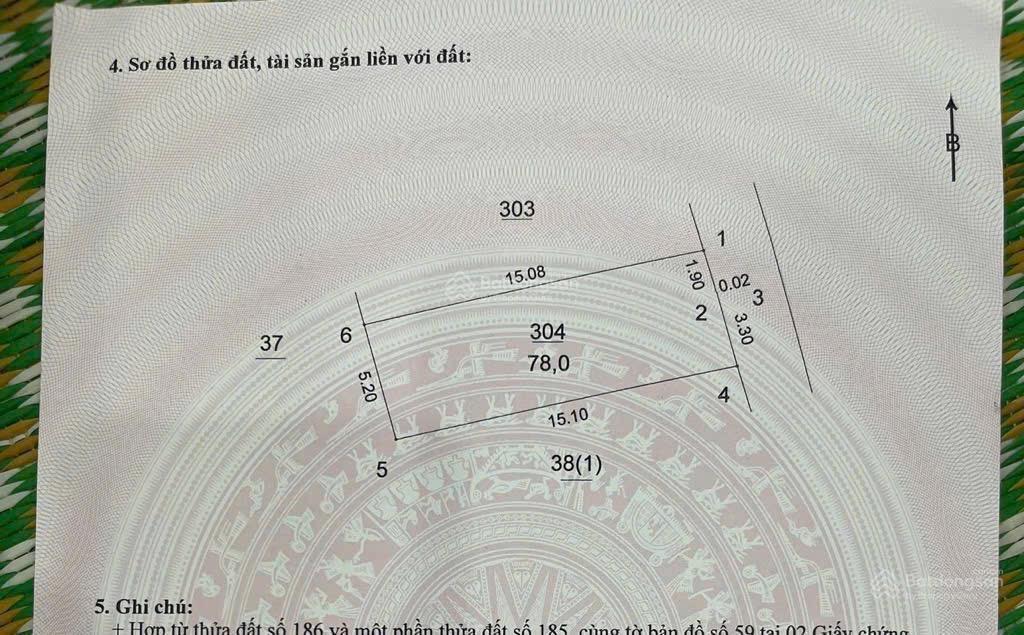 Bán gấp 78m2 mt 5,2m, đất cổ nhuế, ngõ thông ô tô đỗ cửa, giá 14.8 tỷ. 0978 685 ***