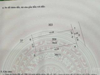 Bán gấp 78m2 mt 5,2m, đất cổ nhuế, ngõ thông ô tô đỗ cửa, giá 14.8 tỷ.  0978 685 ***