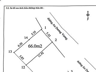 Bán đất 66m2 tại phú thượng, 21 tỷ, mặt tiền 5.2m, ngõ rộng 20m