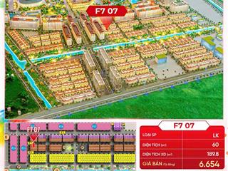5,5 tỷ/lô lk ngay dưới chân tòa chung cư, kinh doanh cực đỉnh, gần đường 36m nối thẳng bv việt đức
