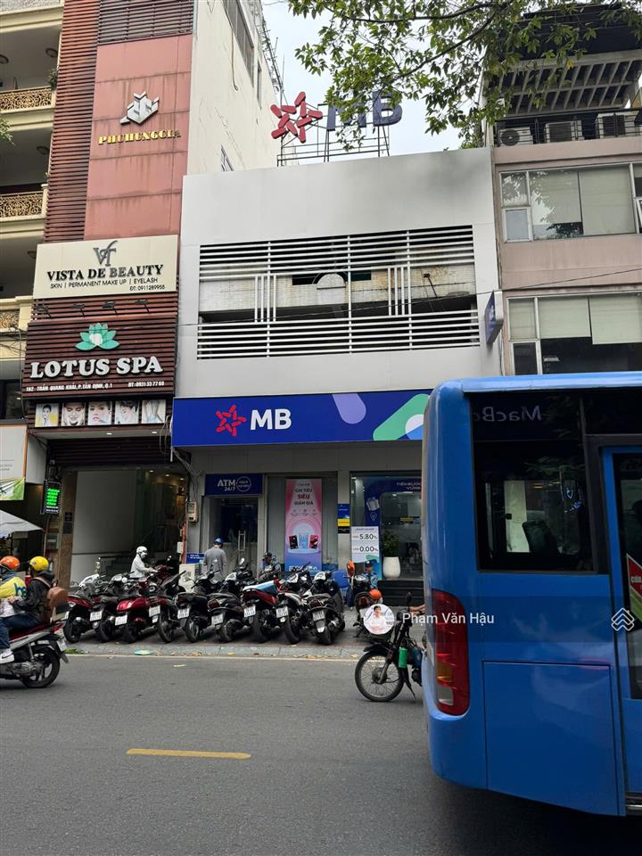 Khan hiếm, khuôn 8.2x19m mặt tiền trần quang khải, q1, vị trí đẹp, đang cho thuê 150tr/th, bán gấp