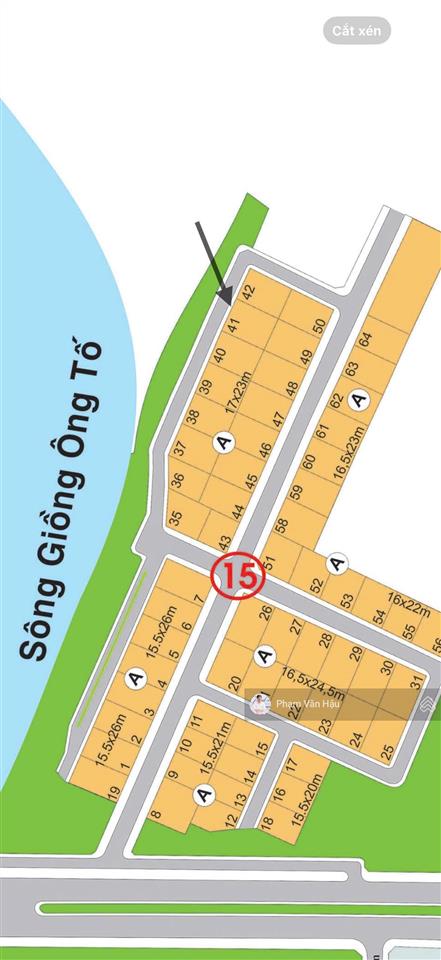 Đất mặt tiền lê hữu kiều, view sông giồng ông tố, 17x23m, sổ hồng riêng, giá 48,5 tỷ (124tr/m2)