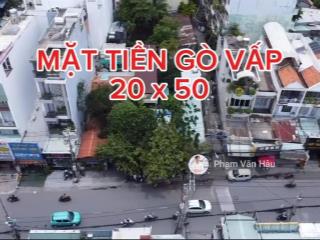 Khuôn đất mặt tiền thống nhất dt 20x50m, vị trí đoạn đẹp nhất tuyến đường, bán gấp giá tốt đầu tư