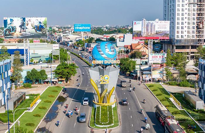 Góc 2 mặt tiền đường 72m2 (ngang 4,5m) từ cổng chào bình dương đi vào 300m giá siêu rẻ