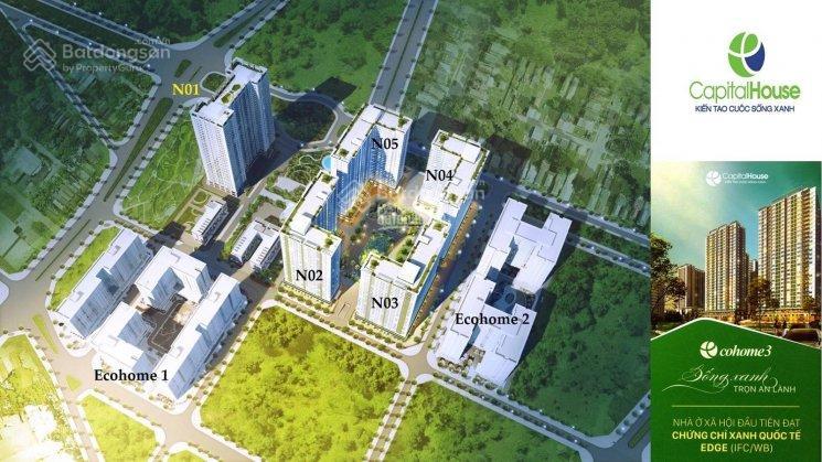 Bán shophouse thương mại tòa ecohome 3, bắc từ liêm 126m2 sổ đỏ lâu dài đang có dòng tiền