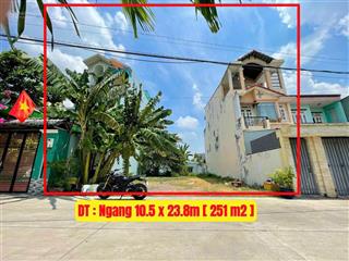 Bán đất vườn lài cách gò vấp 1km, dt 10.5x23.8 full thổ cư, đường 7m, giá 10.7 tỷ