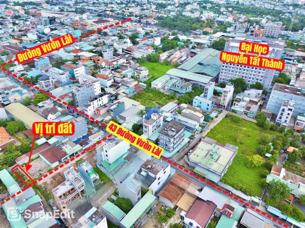 Đất đẹp ngay chợ vườn lài an phú đông q12, gần đh nguyễn tất thành, đường 7m