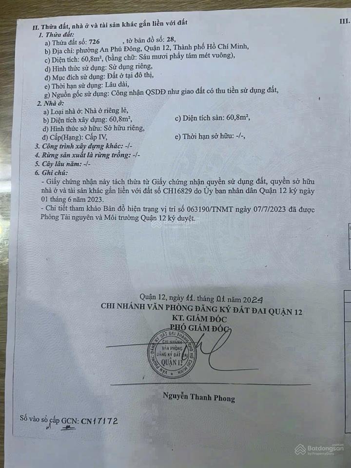Đất đẹp ngay chợ vườn lài an phú đông q12, gần đh nguyễn tất thành, đường 7m