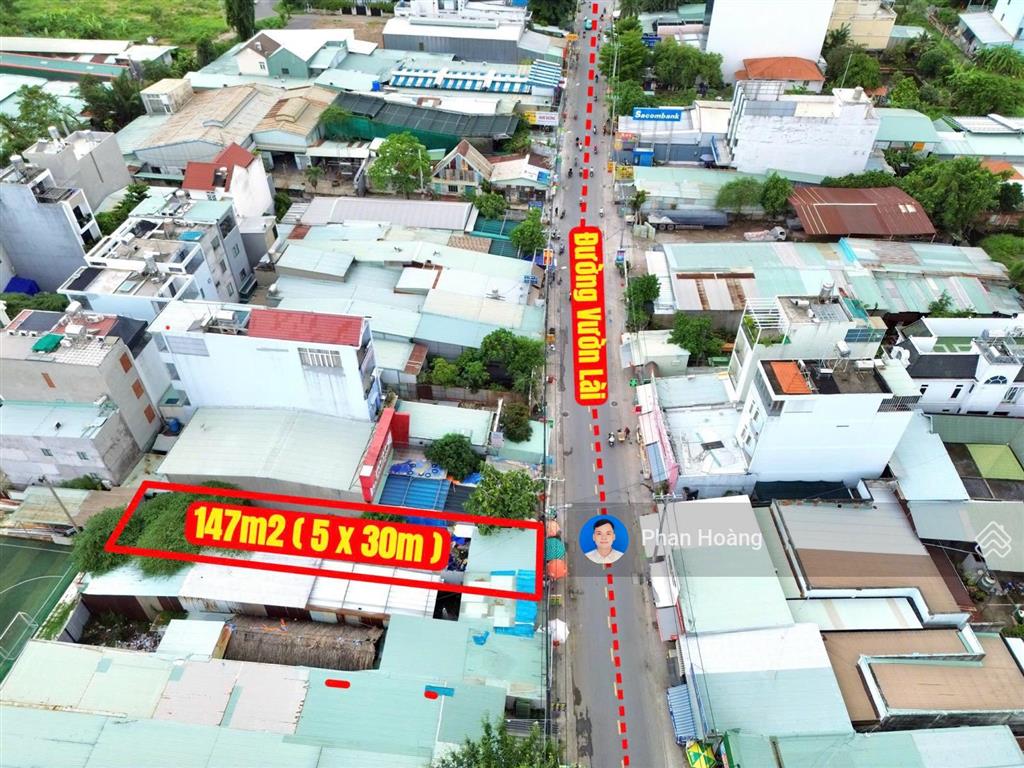 147m2 đất mặt tiền vườn lài ngay chợ, tiện kinh doanh buôn bán mọi ngành nghề, giá 15.5tỷ tl mạnh