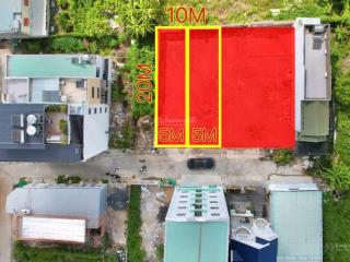 Bán cặp đất 10x20 hẻm 7m vườn lài, đã tách 2 sổ riêng 5x20 full thổ cư giá chỉ 5.95 tỷ/lô