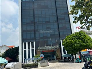 Hạ giá bán tòa nhà mặt tiền nơ trang long, quận bình thạnh  dt 15x50m  hầm 8 tầng  giá 95 tỷ