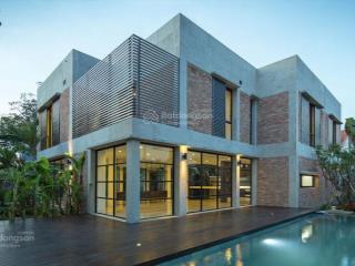 Siêu vị trí 2 mặt tiền biệt thự nguyễn văn hưởng, thảo điền  dt 18x25m  3 tầng hồ bơi giá 105 tỷ