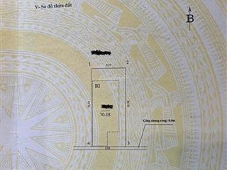 Bán đất tặng nhà  vạn phúc ba đình  ngõ thông tứ phía  ô tô đỗ cửa  70m2  mặt tiền 5m6