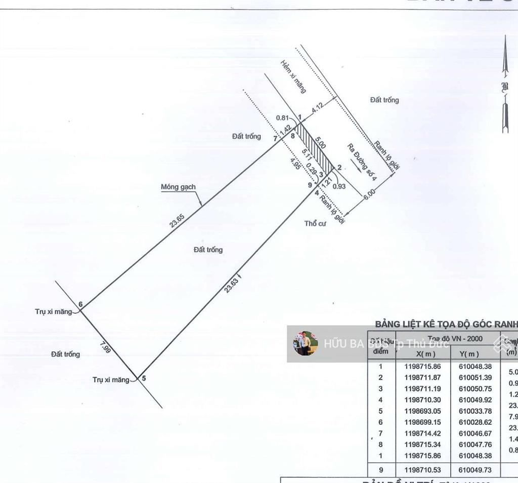 Giá tốt khu dân cư 179m2 thổ cư 100%. pháp lý sổ hồng riêng giá 7 tỷ thương lượng