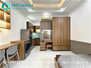 Cho thuê căn hộ mới, nội thất gỗ đẹp, máy giặt riêng lê quang định bình thạnh.  0932 185 ***