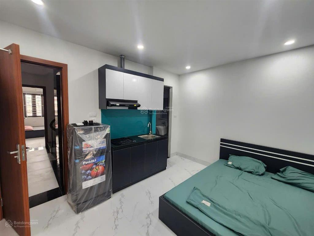 Sắp hết hàng! tòa chdv thái thịnh, 105m2*8t, mt 8m, 27 phòng kk, sát phố đủ pccc, dòng tiền 7%/năm