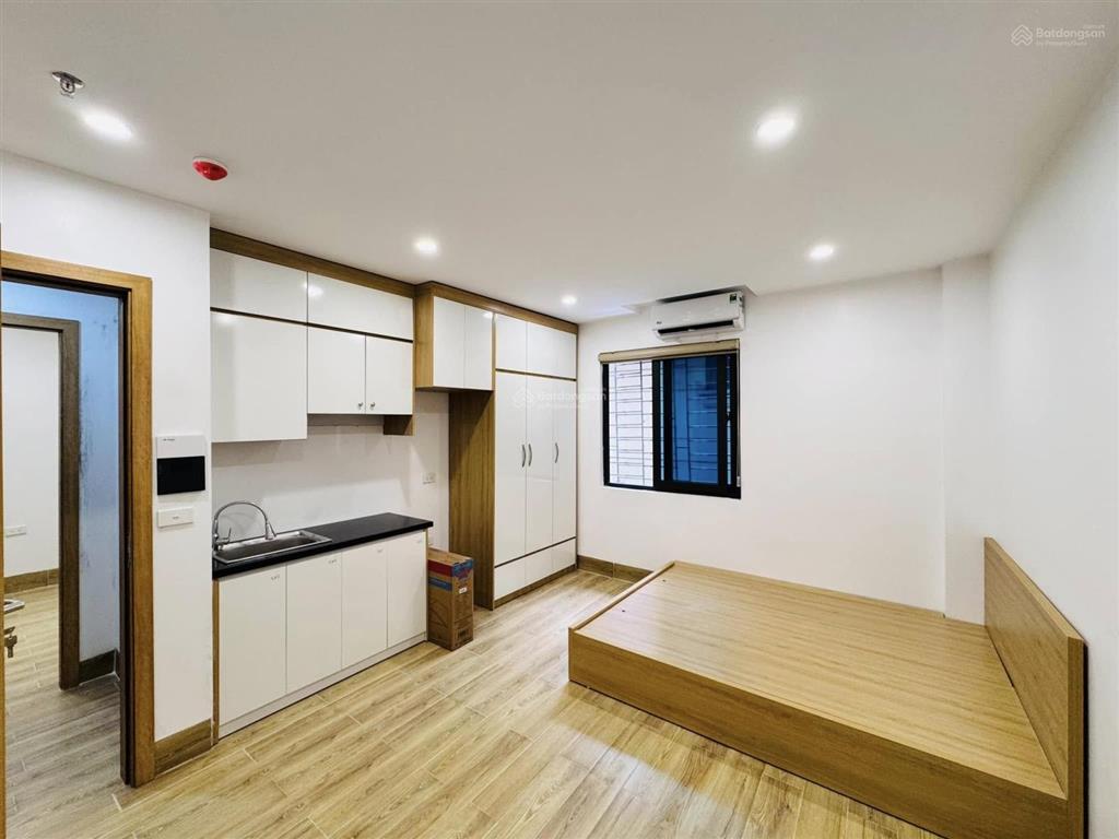 Toà chdv tôn thất tùng, 85m2*7t, mt 7m, hai mặt thoáng, ngõ 4m, 24 phòng kk, đủ pccc, thu 2 tỷ/năm