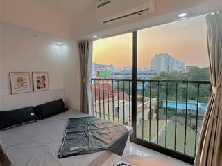 Tòa chdv vĩnh phúc, 104m2*8t, mt 8m, 3 thoáng, sát phố, 34 phòng kk, chuẩn pccc, dòng tiền 7.5%/năm