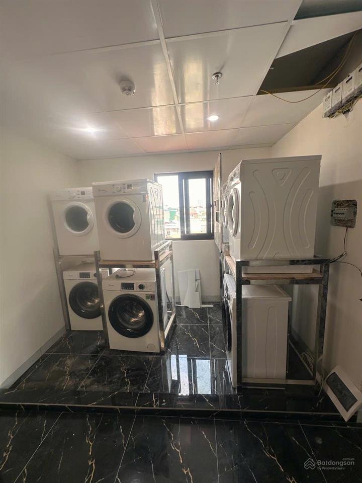 Toà chdv quan hoa, 87m2*8t, mt 5.9m, 29 phòng kk, ngõ thông kd, ô tô, đủ pccc, dòng tiền 1.8 tỷ/năm