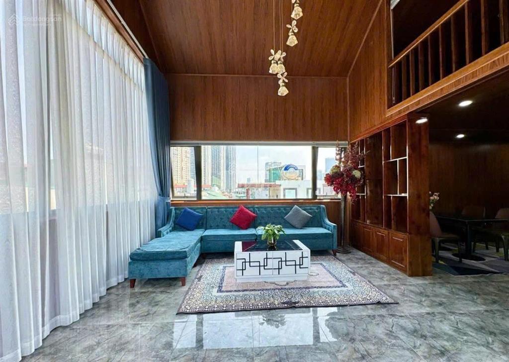 Toà chdv lê đức thọ, 116.5m2*8t, mt5.4m, 14ch 2n1k cao cấp, ngõ thông kd, đủ pccc, doanh thu 8%/năm