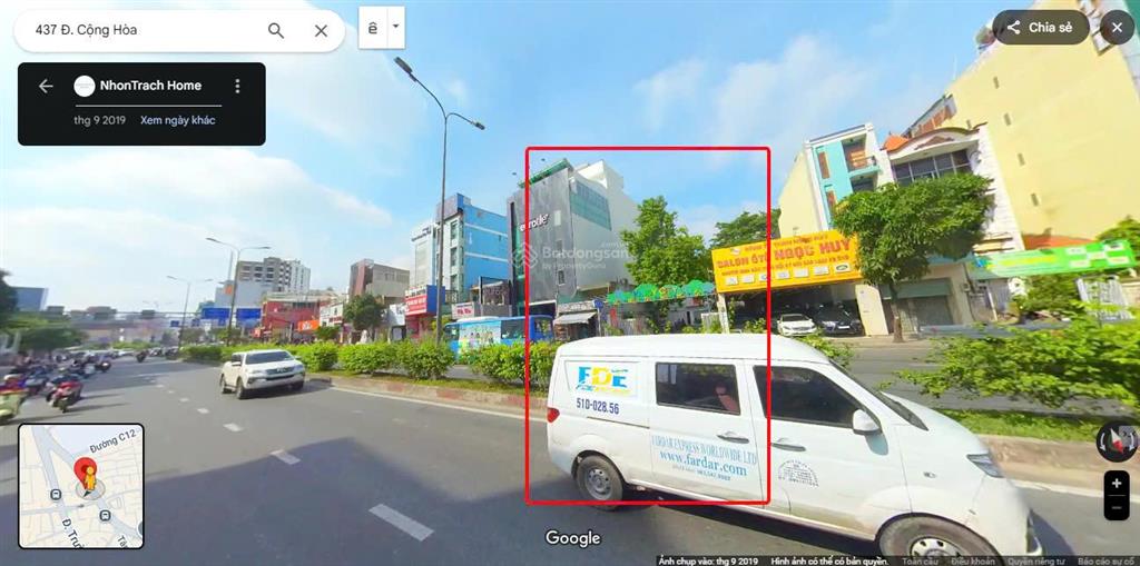 Chính chủ bán nhà mặt tiền cộng hòa có bề ngang 35m nở hậu  850m2 đất giá 220 tỷ