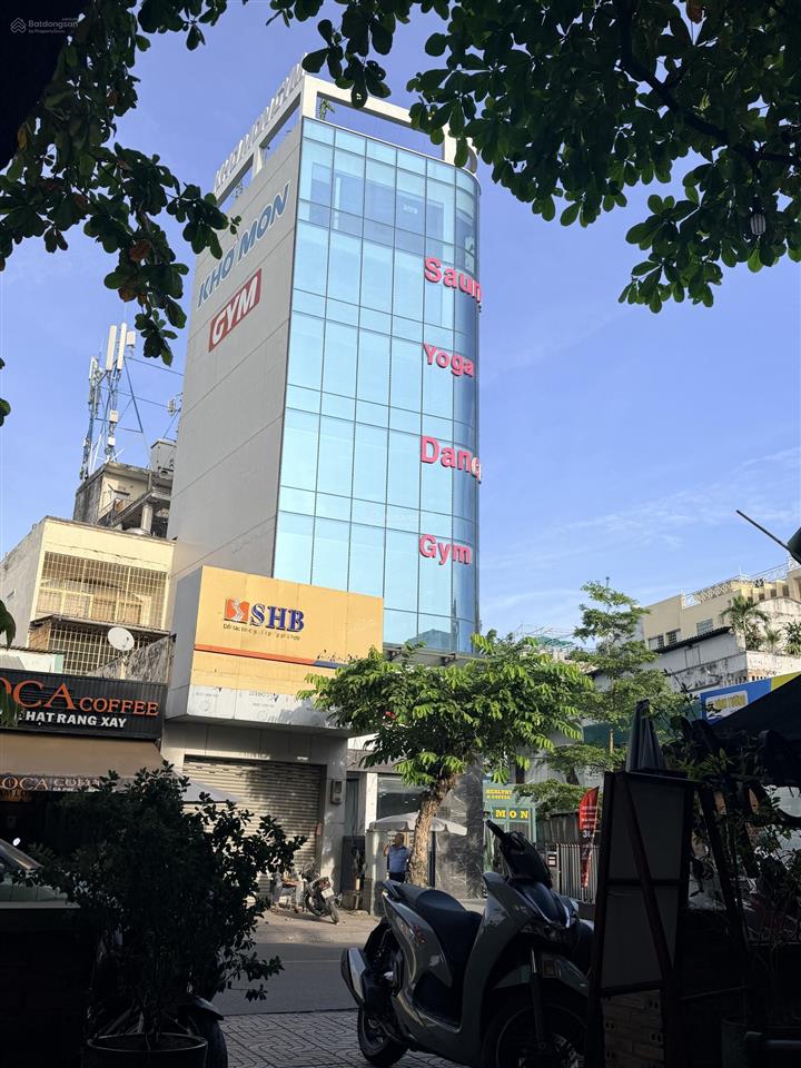 Toà nhà ngay đh marketing nguyễn gia trí, p25, q. bình thạnh, 1100m2 sàn, hđt 480 tr chỉ 53 tỷ