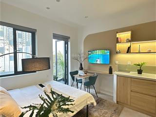 Cho thuê căn hộ ban công full nội thất  đảo kim cương  gần sala  ba son